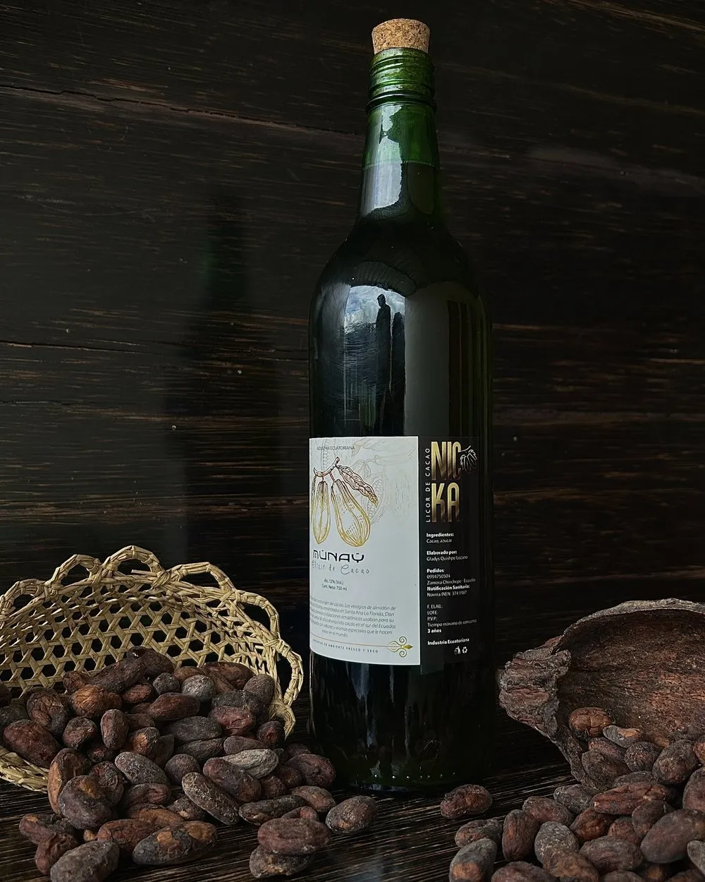Licor de cacao Münay